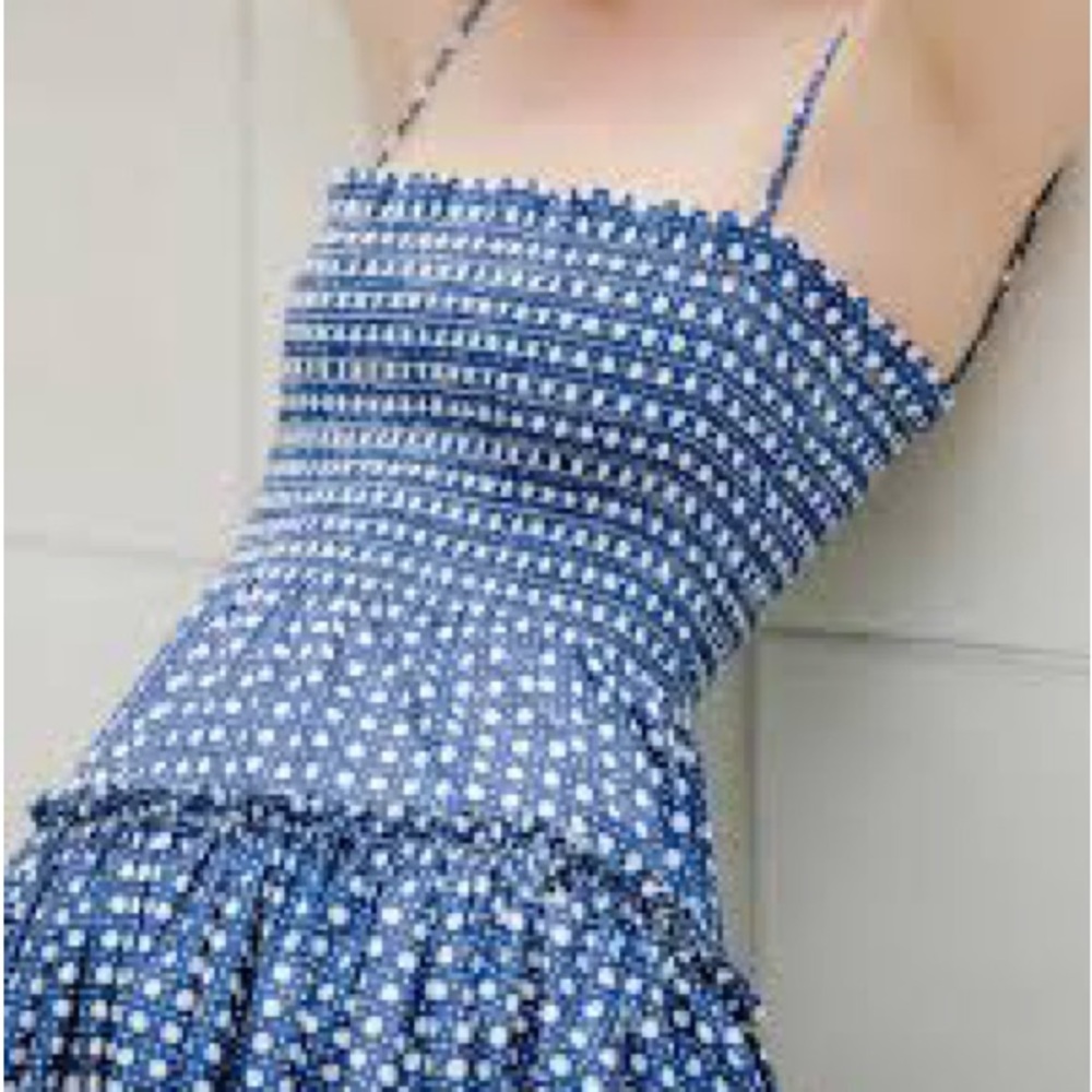 Hill House Blue and White Midi Dress - Picture 4 of 6